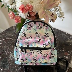 Tie dye Mickey Mouse backpack